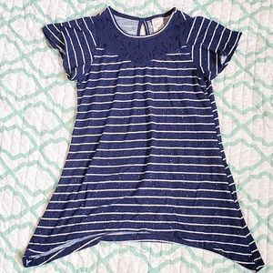 Kids navy blue stripped top